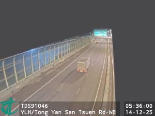 元朗公路近唐人新村路 - 西行