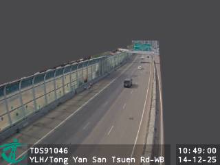 元朗公路近唐人新村路 - 西行