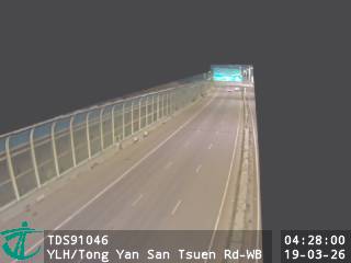 元朗公路近唐人新村路 - 西行