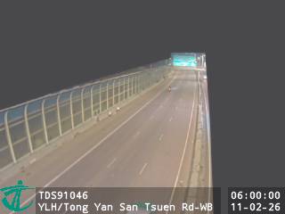 元朗公路近唐人新村路 - 西行