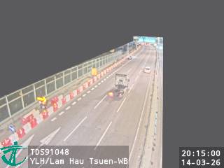 元朗公路近欖口村 - 西行