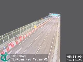 元朗公路近欖口村 - 西行