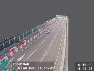 元朗公路近欖口村 - 西行