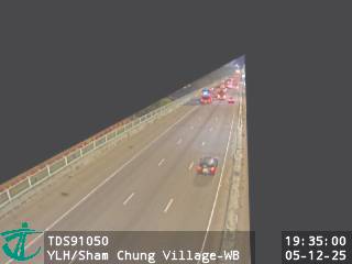 元朗公路近深涌村 - 西行