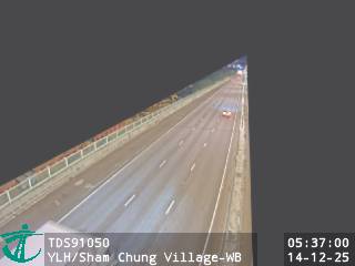 元朗公路近深涌村 - 西行