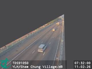 元朗公路近深涌村 - 西行