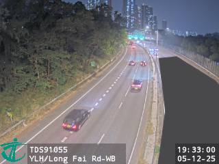 元朗公路近朗暉路 - 西行