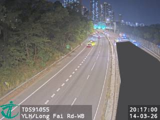 元朗公路近朗暉路 - 西行