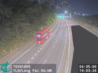 元朗公路近朗暉路 - 西行