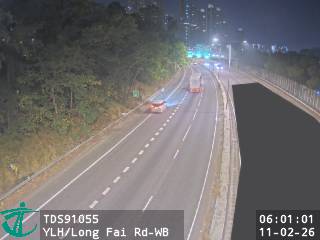 元朗公路近朗暉路 - 西行