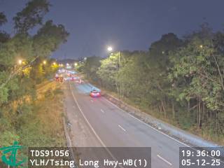 元朗公路近青朗公路 - 西行 (1)