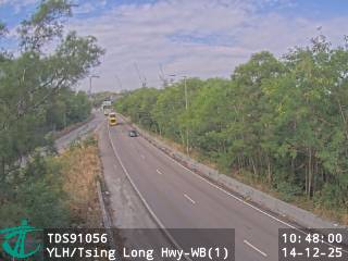 元朗公路近青朗公路 - 西行 (1)