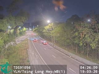 元朗公路近青朗公路 - 西行 (1)