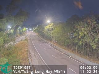 元朗公路近青朗公路 - 西行 (1)