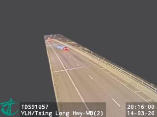 元朗公路近青朗公路 - 西行 (2)