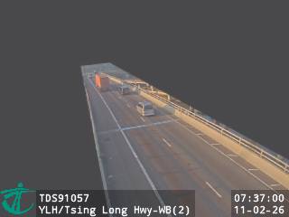 元朗公路近青朗公路 - 西行 (2)