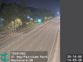 新田公路近錦綉花園大道 - 南行