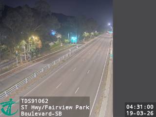 新田公路近錦綉花園大道 - 南行