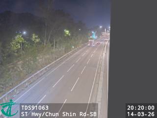 新田公路近真善路 - 南行