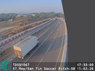 新田公路近新田足球場 - 南行