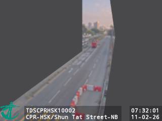 青山公路洪水橋段近順達街 - 北行