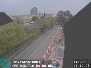 青山公路洪水橋段近田廈路 - 北行