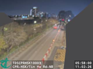 青山公路洪水橋段近田廈路 - 北行