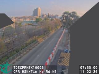 青山公路洪水橋段近田廈路 - 北行