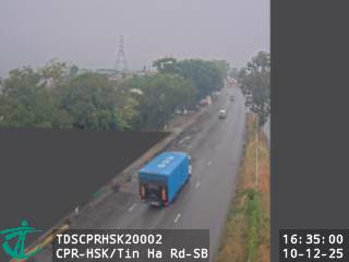 青山公路洪水橋段近田廈路 - 南行