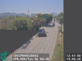 青山公路洪水橋段近田廈路 - 南行