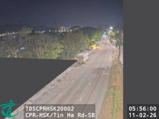 青山公路洪水橋段近田廈路 - 南行