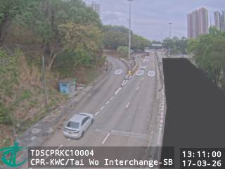 青山公路葵涌段近大窩交匯處 - 南行