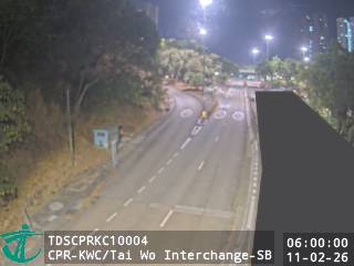 青山公路葵涌段近大窩交匯處 - 南行