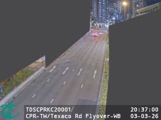 青山公路荃灣段近德士古道天橋 - 西行