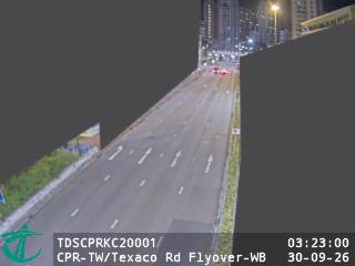 青山公路荃灣段近德士古道天橋 - 西行
