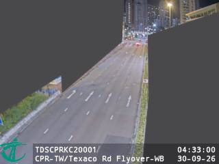 青山公路荃灣段近德士古道天橋 - 西行
