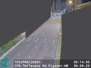 青山公路荃灣段近德士古道天橋 - 西行