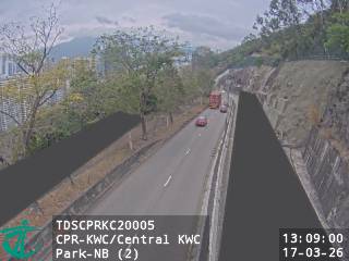 青山公路葵涌段近中葵涌公園 - 北行 (2)