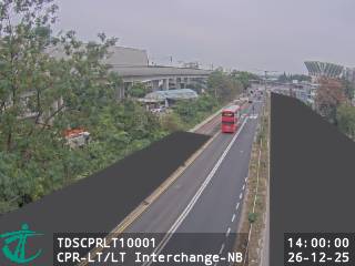 青山公路藍地段近藍地交匯處 - 北行