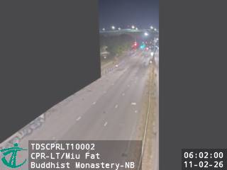 青山公路藍地段近妙法寺 - 北行