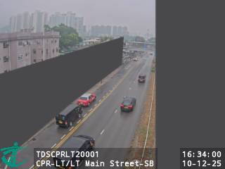 青山公路藍地段近藍地大街 - 南行