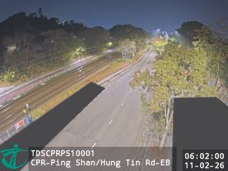 青山公路屏山段近洪天路 - 東行