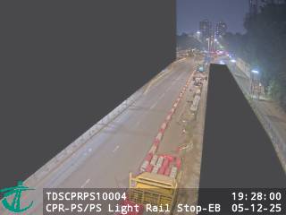 青山公路屏山段近屏山輕鐵站 - 東行