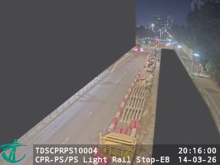 青山公路屏山段近屏山輕鐵站 - 東行