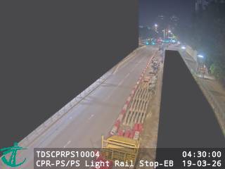 青山公路屏山段近屏山輕鐵站 - 東行