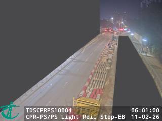 青山公路屏山段近屏山輕鐵站 - 東行