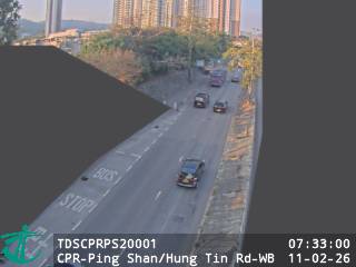 青山公路屏山段近洪天路 - 西行