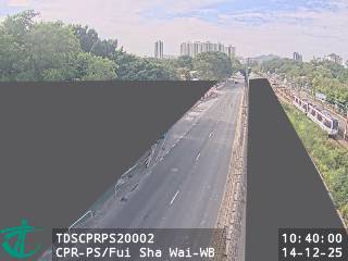 青山公路屏山段近灰沙圍 - 西行