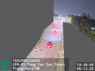 青山公路屏山段近唐人新村遊樂場 - 西行