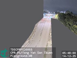 青山公路屏山段近唐人新村遊樂場 - 西行